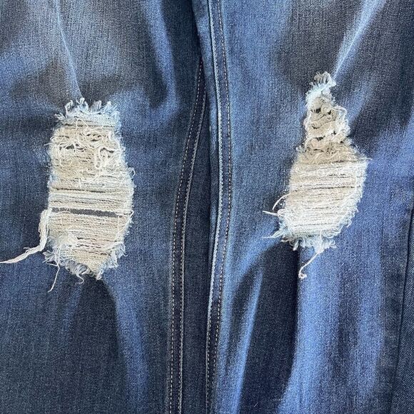 𝅺NWT ANKO/NORDSTROM RIPPED BLUE JEANS SIZE 18 - Picture 5 of 5